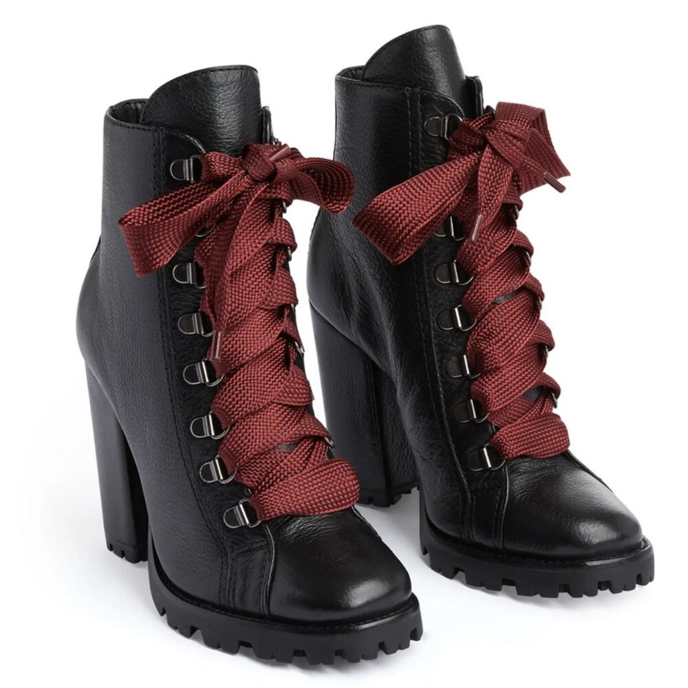 Schultz Zhara lace up booties 7